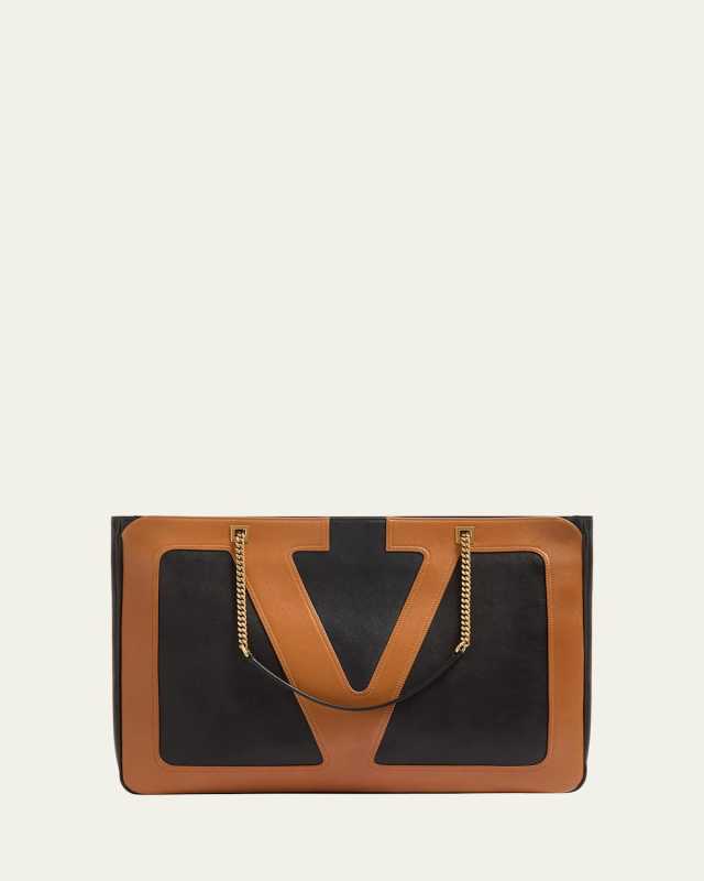 Viva Superstar Large Leather Tote Bag